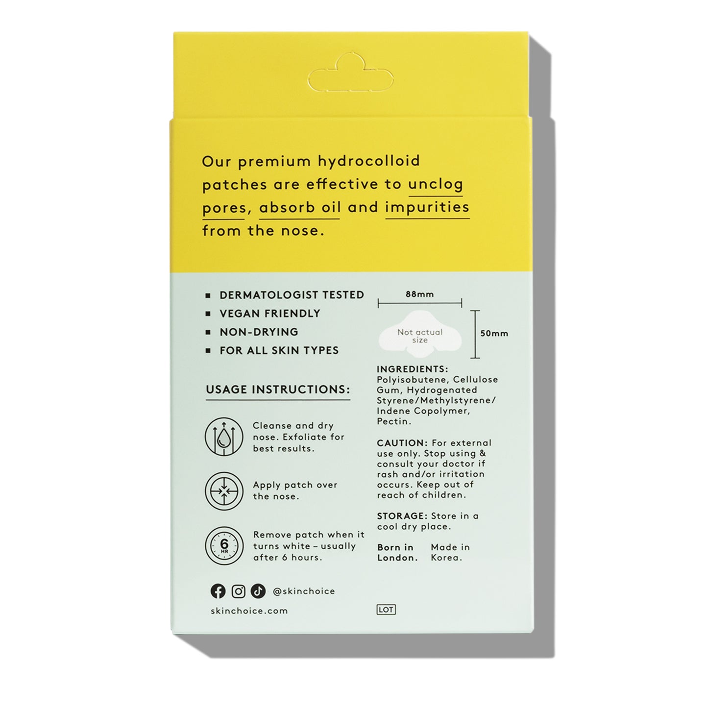 Hydrating Nose Pore Patch packaging
