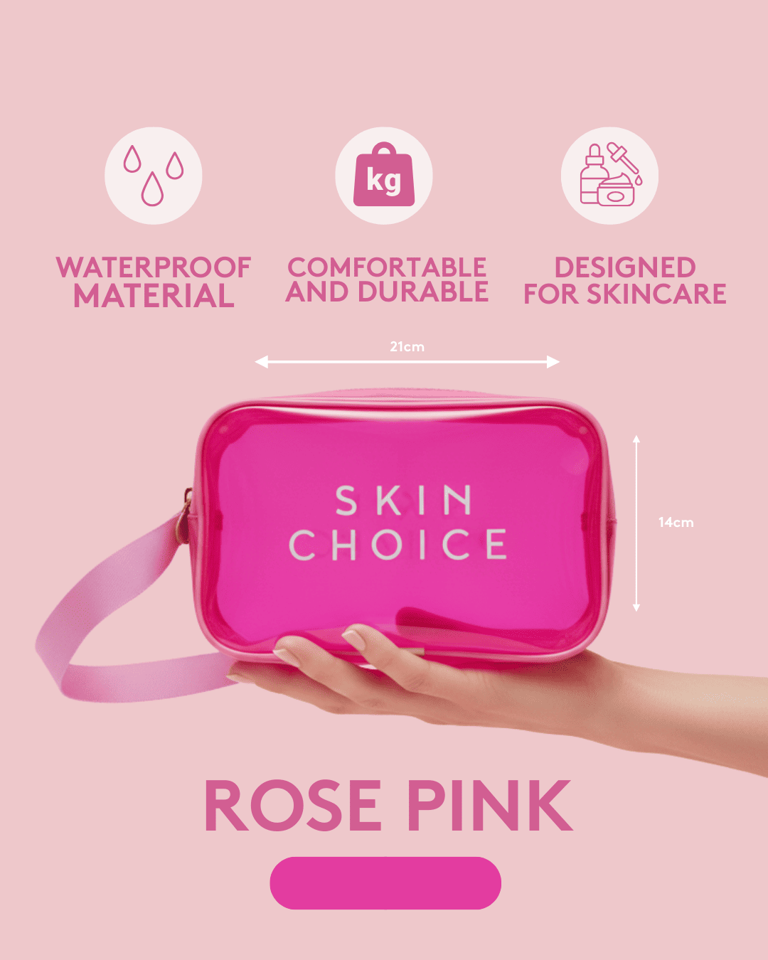 Skin Choice Clear Travel Bag - Skin Choice