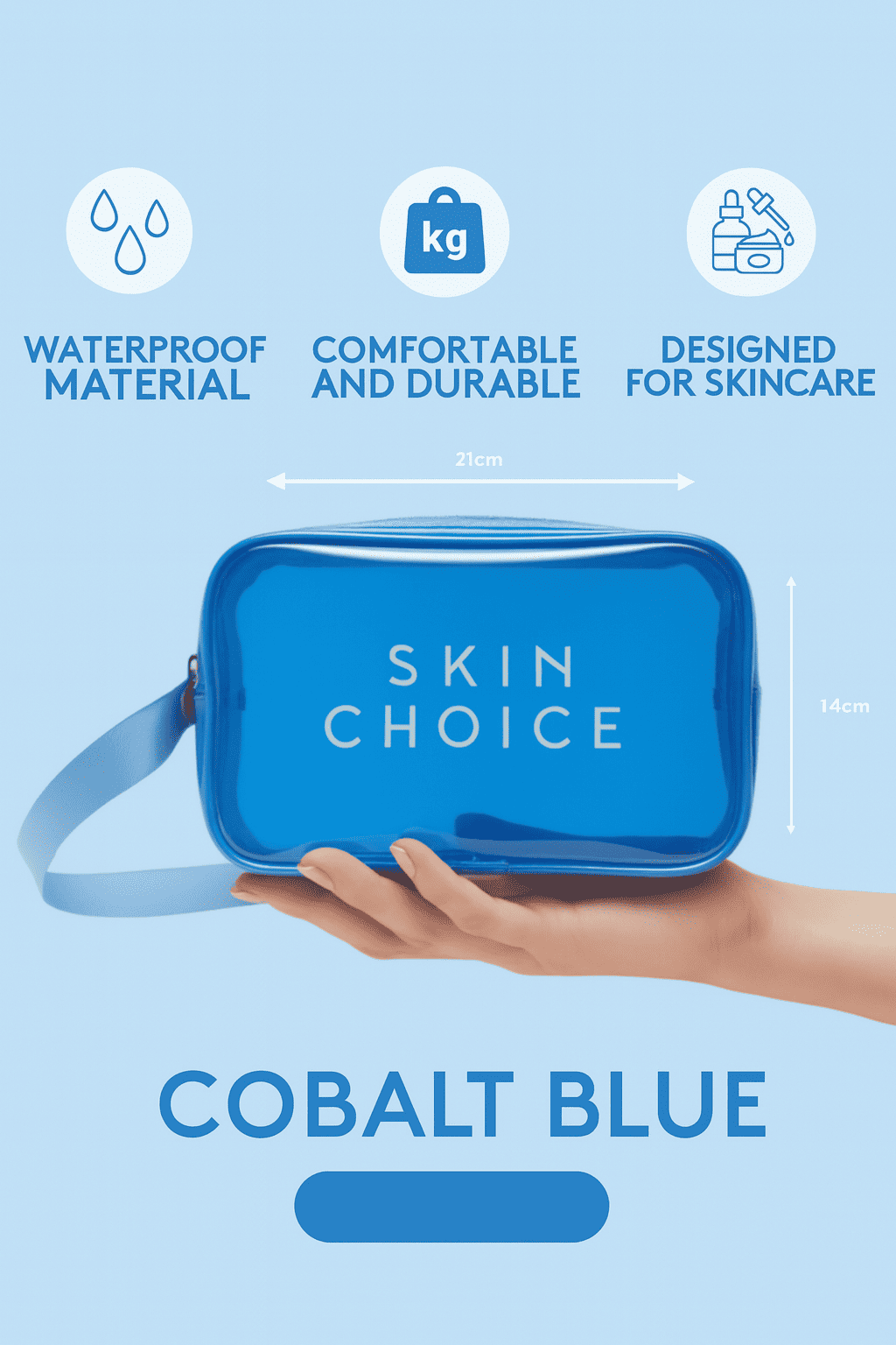 Skin Choice Clear Travel Bag - Skin Choice