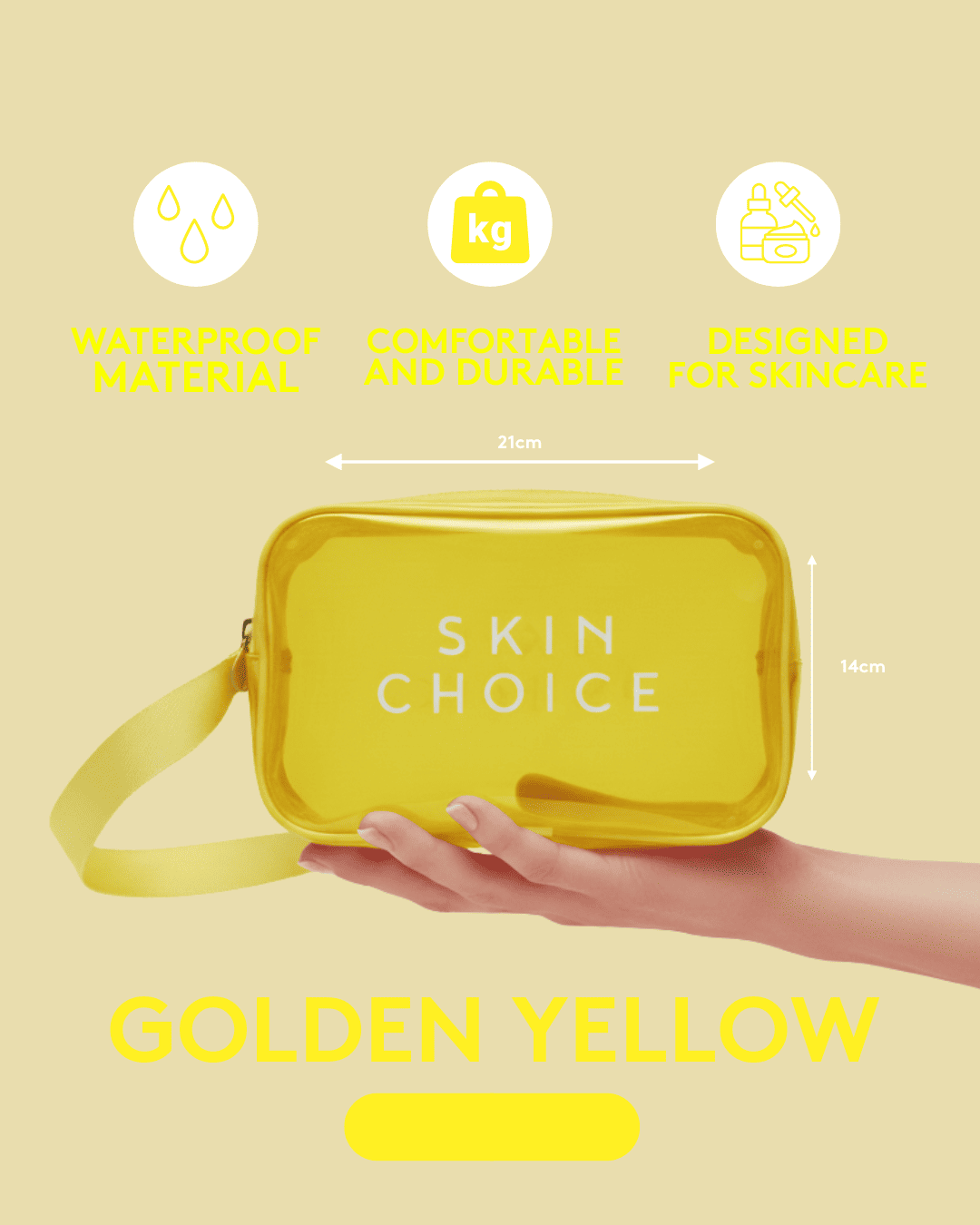 Skin Choice Clear Travel Bag - Skin Choice