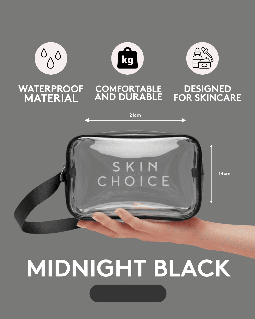 Skin Choice Clear Travel Bag - Skin Choice